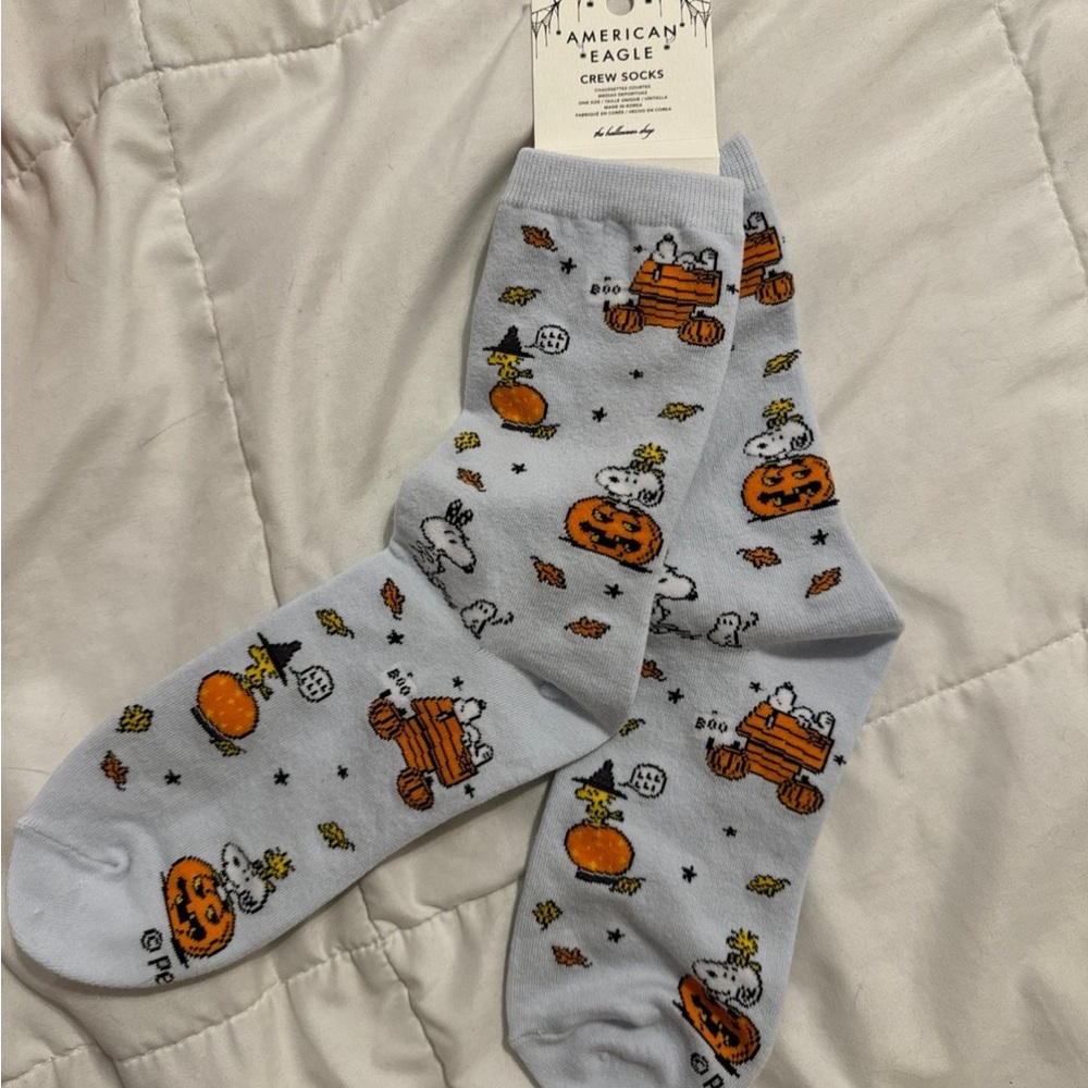 American Eagle Halloween Crew Socks
